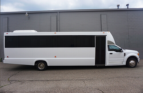 large party bus side picture