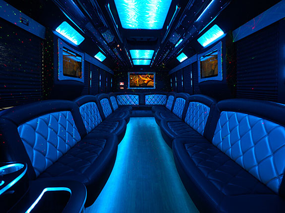 34-passenger party buses