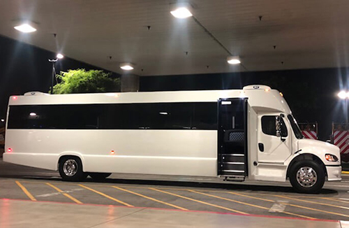 limousine bus wide seating