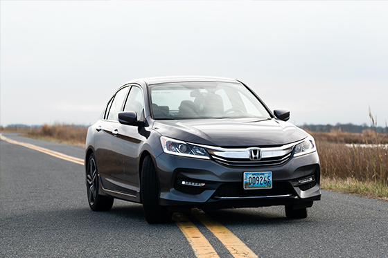 Luxury Sedans on the road from town-to-town