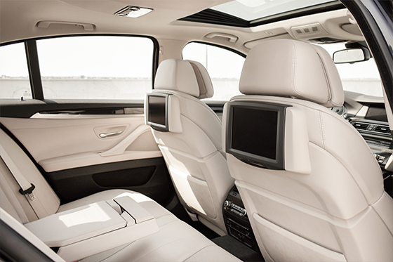 leather seats with deluxe designs